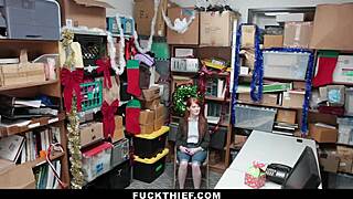 Redhead Burglar Steals Mall Electronics