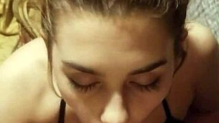 She says, Watch this cute teen deepthroat a big cock.