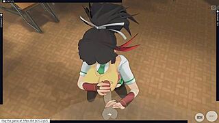 I watch crazy animated teen with huge tits in anal 4some