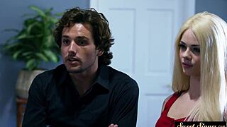 Seductive Teen 18+ Bent Over in Group Doggystyle Banging