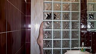 The naughty shower time for college student