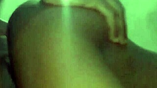 Petite Ebony Teen Squirts from Monster Cock Backshots