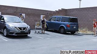 Trisha Parks and Preston Parker go through their routine in front of hidden camera
