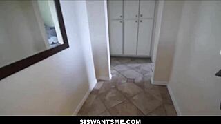 Big ass blonde stepsister serves as maid and fucks hard POV with Ella Reese