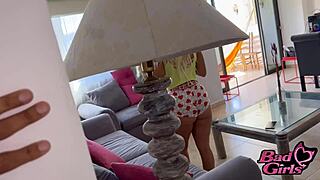 innocent teen 18+ discovers forbidden pleasures with stepmom's monster cock while husband neglects her