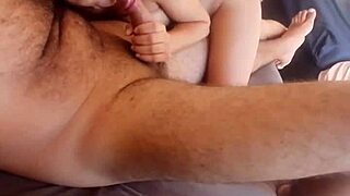 I was chilling on the couch, hearing that sweet blowjob from the 18+ teen crossdresser sucking my dick.