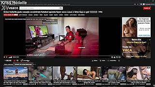 Watching Wife on Busy Beach