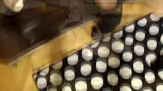 Young Euro Teen 18+ Screams During Casting With Older Guy!