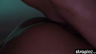 i watched these hot lesbians fuck with oily strap-ons