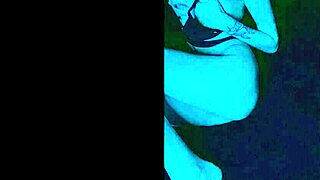 Cute 18-Year-Old Arinafox Masturbates with Dildo in Bikini Swimsuit