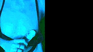 Cute 18-Year-Old Arinafox Masturbates with Dildo in Bikini Swimsuit