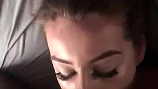 Face fucked by huge cock, messy facial 😈