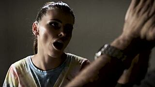 Taboo teen gets fucked and licked in trio