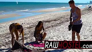 Watch this casual brunette teen 18+ take rough deep throat action.