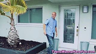 car washing teen 18+ crew sucks at wild party