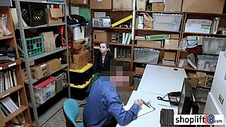 Petite Blonde Teen 18+ Caught by Policeman