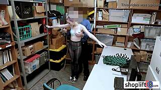 Petite Blonde Teen 18+ Caught by Policeman