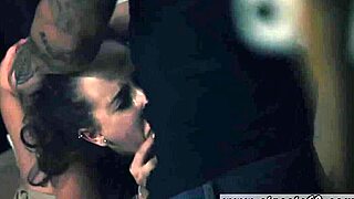 old man dominates young girl with feet bondage