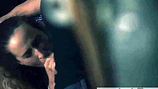 old man dominates young girl with feet bondage