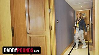 gorgeous desperate babe hunting for a rich sugardaddy to pound her petite body