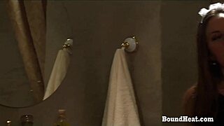 Lesbian maid gives hot lingerie now!