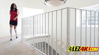 Wow, caught this teen fingering herself for hot lesbian action!