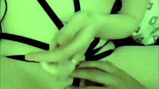 super hot chick lets me play with her pussy in lingerie 😏