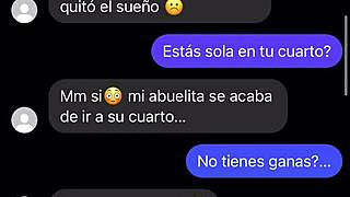 Chatting with my hot mexican teacher who ends up sucking me.