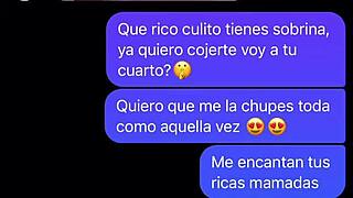 Chatting with my hot mexican teacher who ends up sucking me.