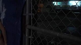 Extreme huge insertions in anal for rough outdoor public lovemaking