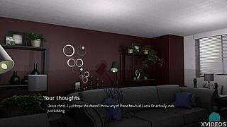 look at this latina milf's big tits in bound 38