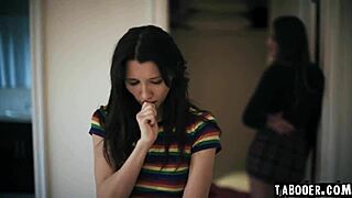 Gizelle Blanco Spies on Maya Woulfe and Hazel Moore in Hidden Room