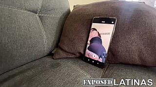 Slutty Stepdaughter and Latina Stepmom SHARE Cock!