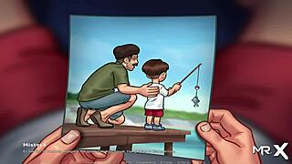 Summertime saga passionate kissing scene