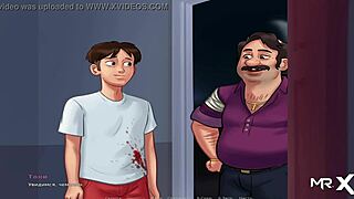 Summertime saga passionate kissing scene