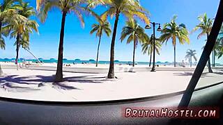 Poor lil Jade, the black teen 18+, TAKES big dick and SWALLOWS old cum.