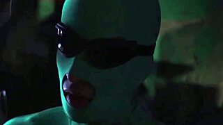 She Hulk parody scene with Jennifer Dark handling monster cock and big tits