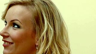 Watch this petite blonde get a facial cumshot?