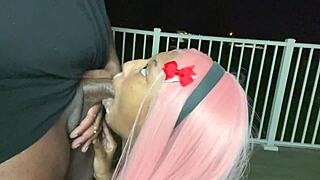 Barely Legal Teen Gets a Face Full of Cum! Her First Facial Rocks!