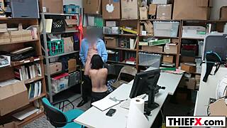 Caught stealing? Take my hard dick, teen thief.