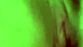 Cute brunette plays with her hairy beaver until she orgasms from masturbation.