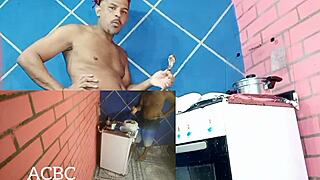 Nicoli Fox gets anal in the kitchen, clothes ripped off?