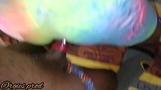 Badass teen bends over for intense doggystyle