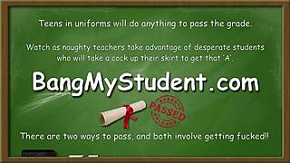 yo, check angel small 18+ seducing her teacher for a wild fuck session, so hot!