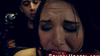 Teen amateur with big tits helps patrons Aidra Fox and Kharlie.