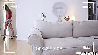 Cougar Tara Ashley sneakily sucks nerd Logan Pierce's cock.