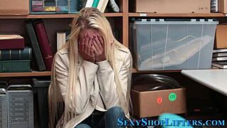 Teen Thief Caught and Given a Sticky Cumshot in HD