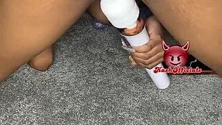 kashofficials girl masturbation, squirting and playing with her ass.