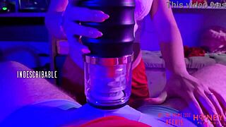 cumming in underwear testing sex toy