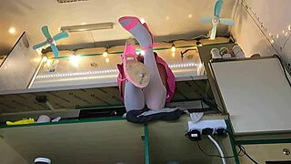 i love how this virgin teen tempts with her legs while serving